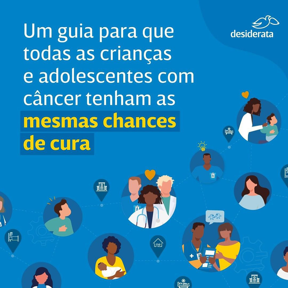 Desiderata lança guia para promover diagnóstico precoce do câncer infantil no Brasil